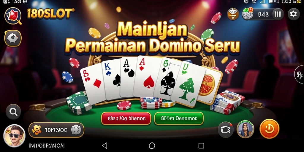 Tangkapan layar dari gameplay Domino di 180SLOT.