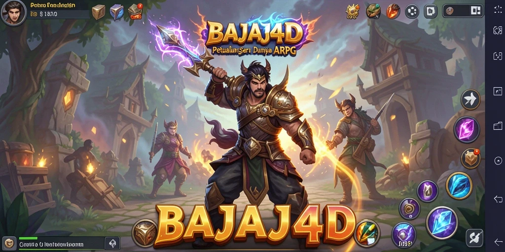 Tampilan epik dari pertempuran dalam game ARPG BAJAJ4D.