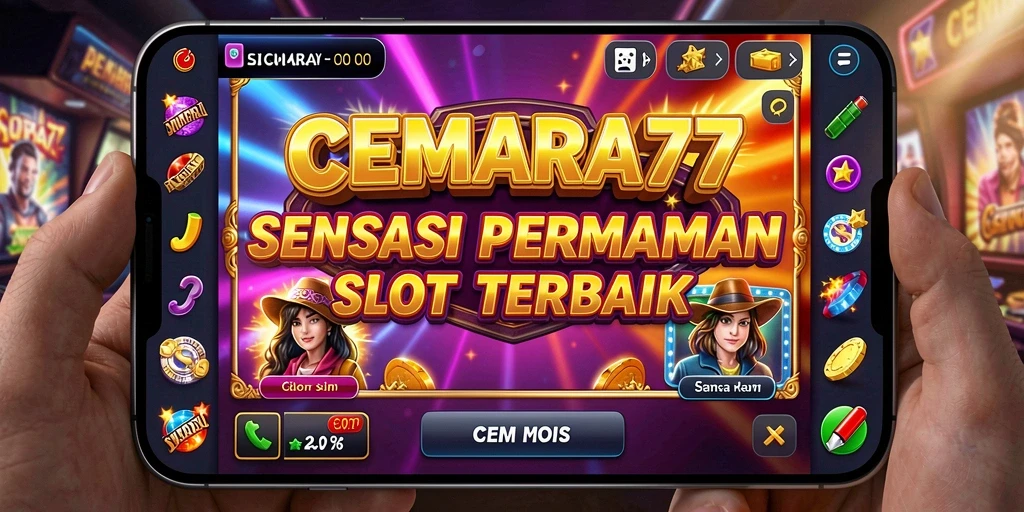 Tampilan menarik dari gameplay Slot CEMARA77 dengan efek visual yang memukau.