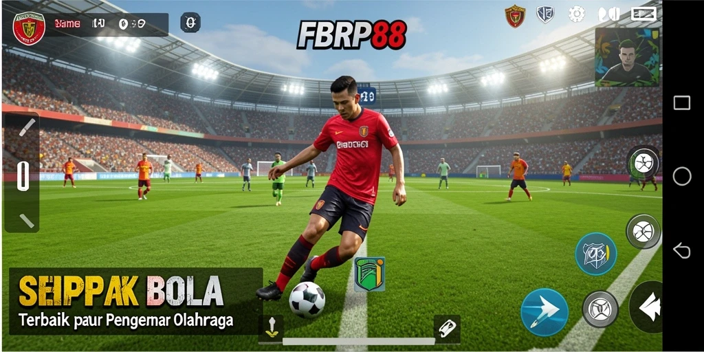 Tampilkan gameplay seru FBRP88 yang menampilkan aksi sepak bola mendebarkan.