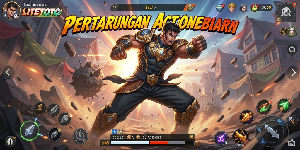 Tampilan gameplay seru LITETOTO dalam aksi.