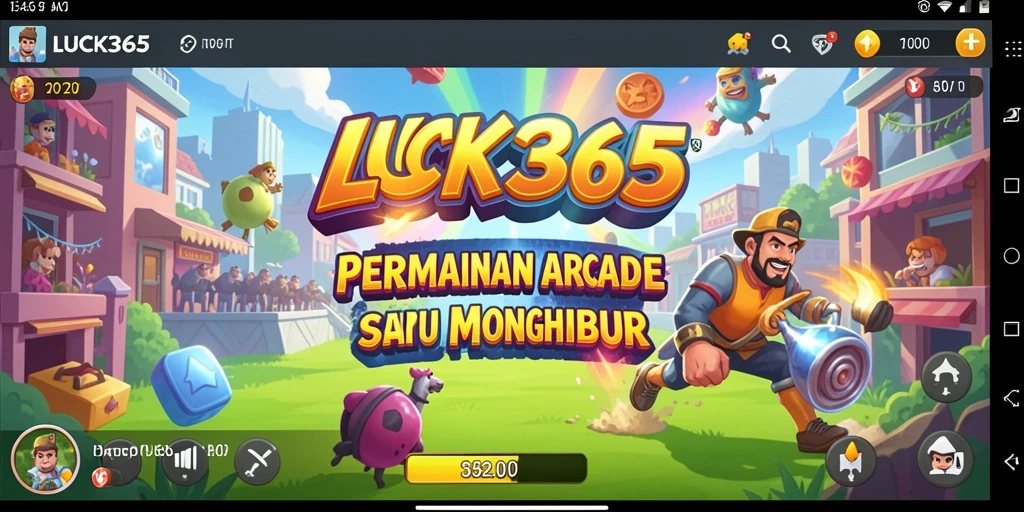 Tampilan menyenangkan dari gameplay LUCK365 yang seru.
