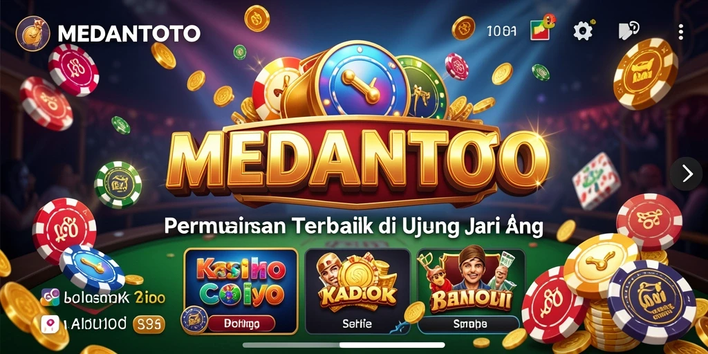Tampilan menarik dari game Kasino yang mendebarkan.