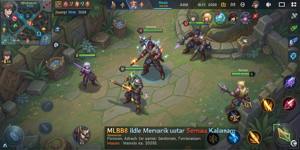 Tangkapan layar gameplay MLBB8 yang menunjukkan keseruan permainan Idle.