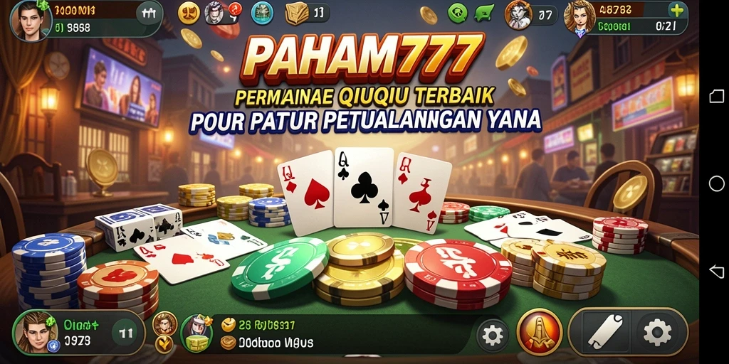Screenshot gameplay QiuQiu yang menegangkan dari PAHAM777.
