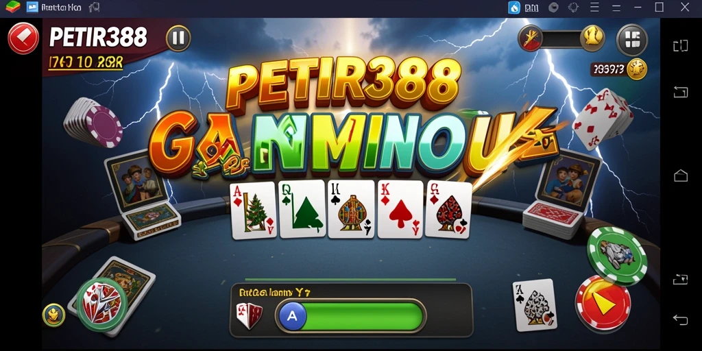 Tampilan permainan Domino yang seru dan interaktif.
