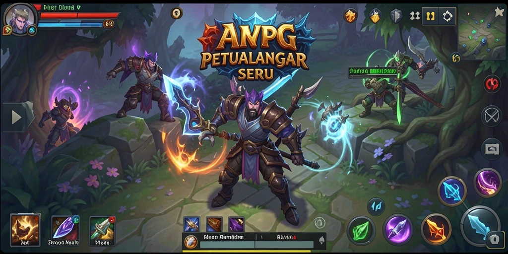 Tampilan gameplay mendebarkan dari RVIP dalam aksi ARPG.