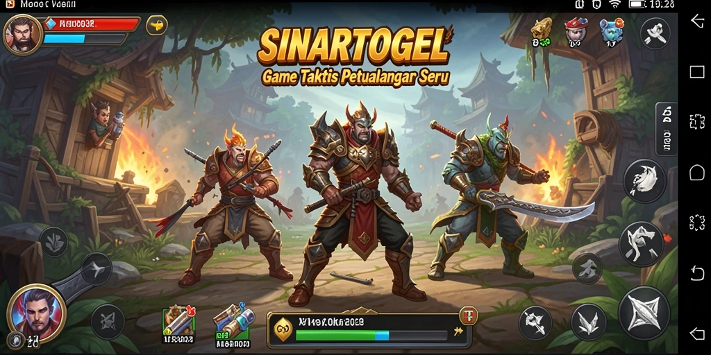 Tampilan gameplay SINARTOGEL dengan aksi menembak yang seru.