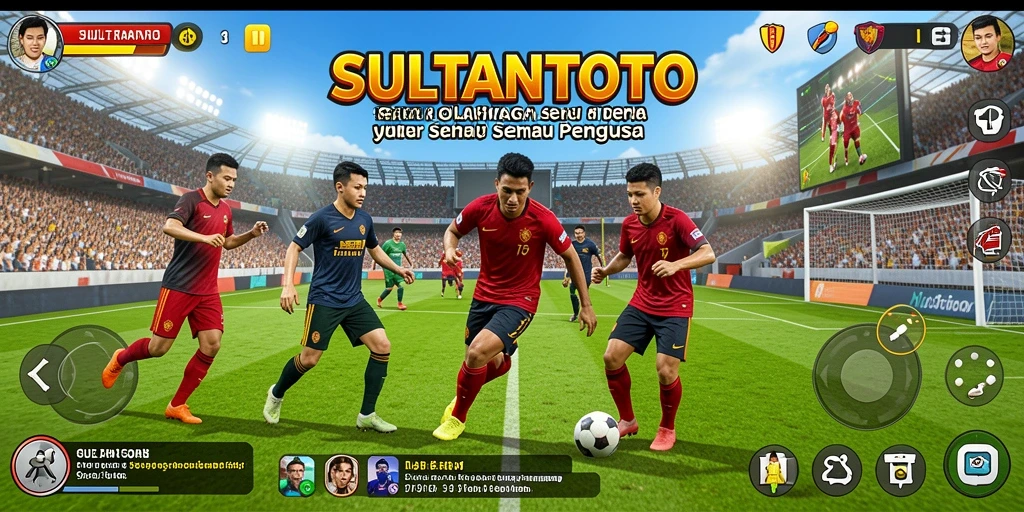 Screenshot gameplay SULTANTOTO yang menampilkan aksi seru dalam olahraga.