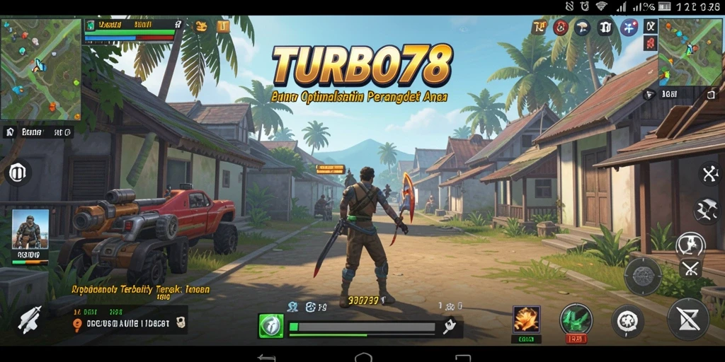 Screenshot TURBO78 menunjukkan tampilan antarmuka aplikasi Utility yang intuitif.