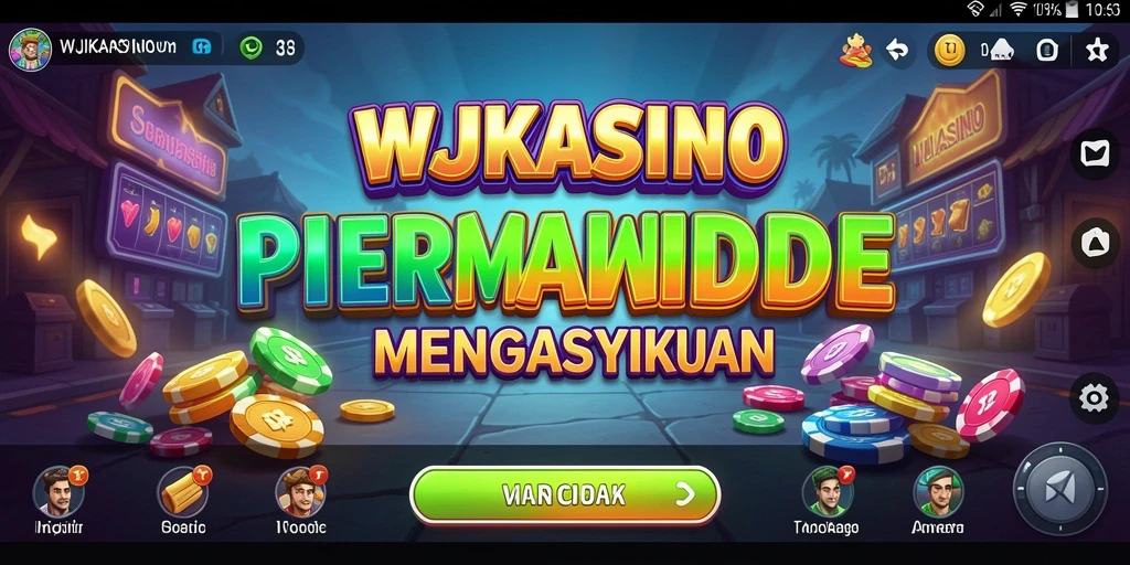 Tampilan gameplay WJKASINO yang menawan dan aktif.